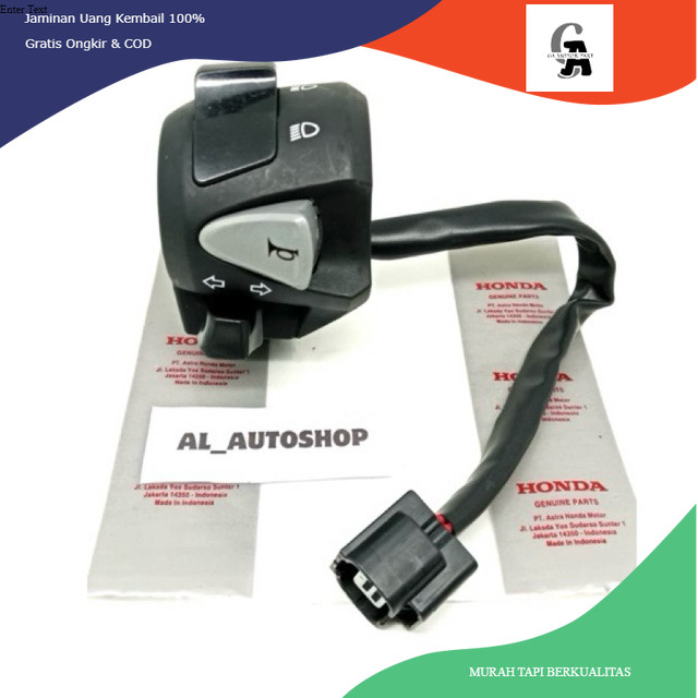 TOMBOL ซ้ายผู้ถือปุ่มหรี่ไฟ Rilling Horn Vario 125 150 LED 2018 - 2021 Vario 125 K2V Original 35200-