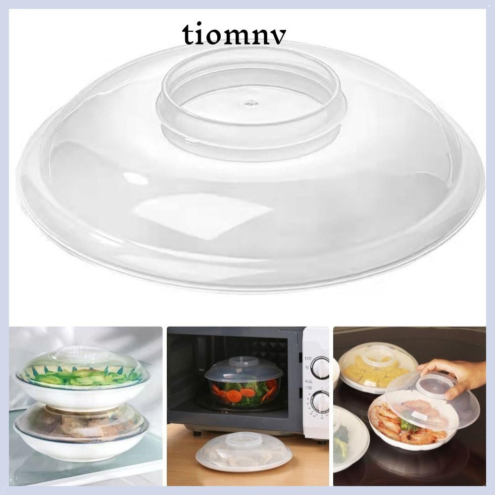 ทิมอฟ56 1ชิ้นไมโครเวฟสาดน้ําปก,ทนอุณหภูมิสูงที่มีหลุมไมโครเวฟความร้อนฝา,ชามทนทานสดฝาป้องกันน้ํามันครัวจานอาหารสาดจานปกจาน