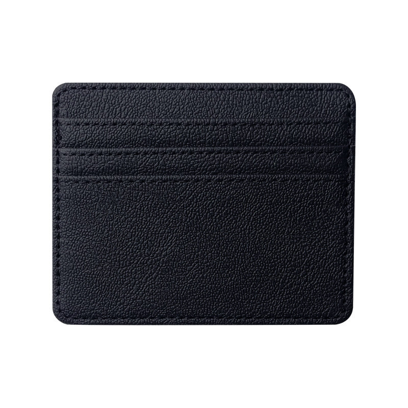 ช่องใส่การ์ดหลายช่อง Ultra-thin Card Holder RFID Anti-theft Degaussing pu Card Holder ขายส่ง NFC Shielded Leather Card Holder
