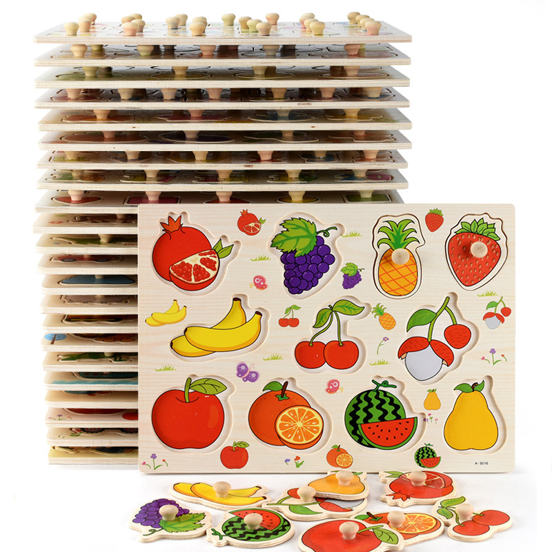 มอนเตสซอรี่ จิ๊กซอว์เด็ก ของเล่นเด็ก abc ของเล่นเสริมพัฒนาการ