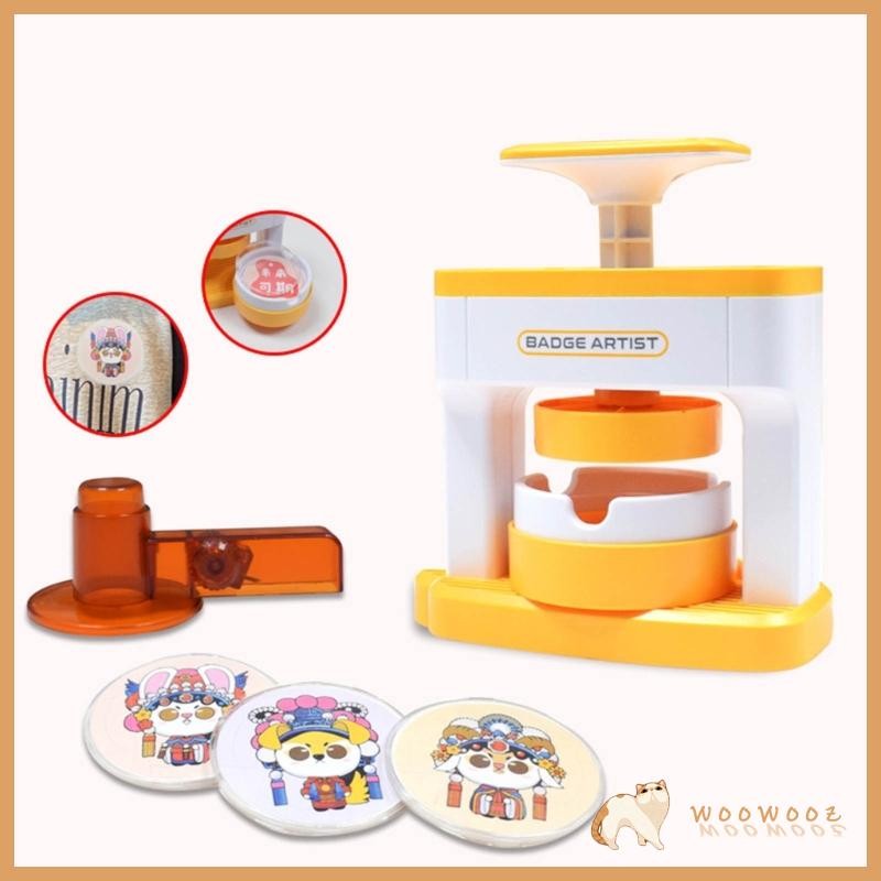 Woow Badge Maker Machine Pin ปุ่ม Maker เครื่องกดการ์ดที่แข็งแกร่งฟังก์ชั่นกดสําหรับคุณภาพและเสถียรภ