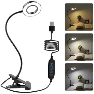 LUMi โคมไฟตั้งโต๊ะ LED แสงขาวปรับได้ 3 ระดับ Table lamp โคมไฟเสริมความงาม usb โคมไฟต่อขนตา พร้อมแคลมป์ ปรับระดับได้