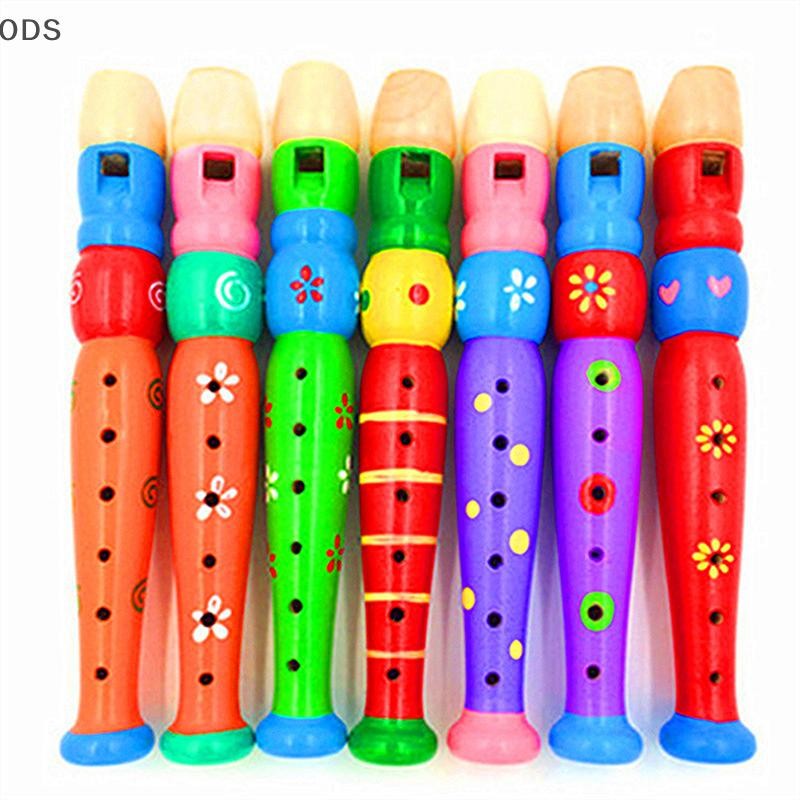 Ods ขลุ่ยสั้นเสียงเด็ก Woodwind เครื่องดนตรีสําหรับทารกการเรียนรู้การศึกษา OD