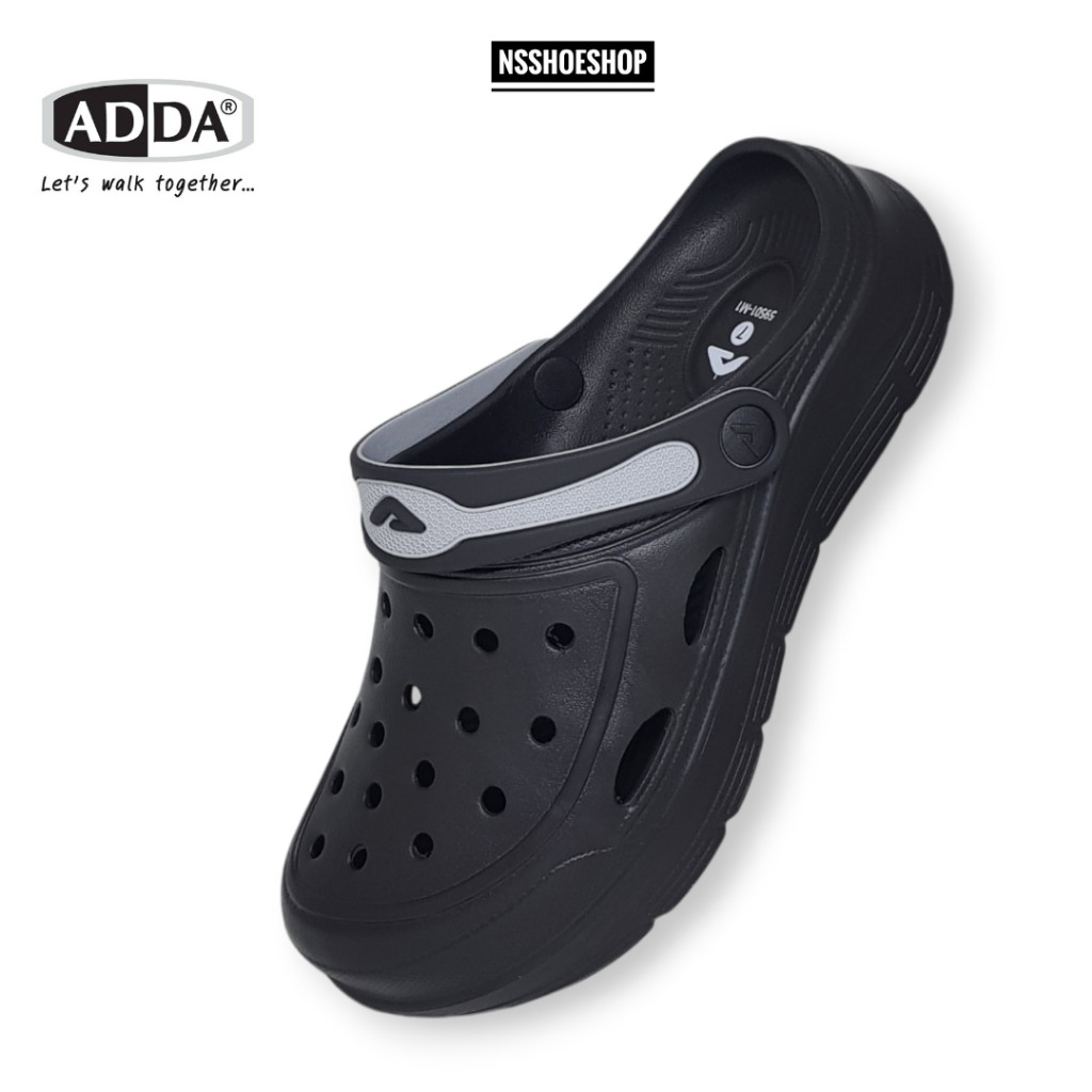 [พร้อมส่ง] ADDA 59S01 รองเท้าแตะ CLOG รองเท้าลำลอง สำหรับผู้ชาย แบบสวมหัวโต แบบสวม size 7-10