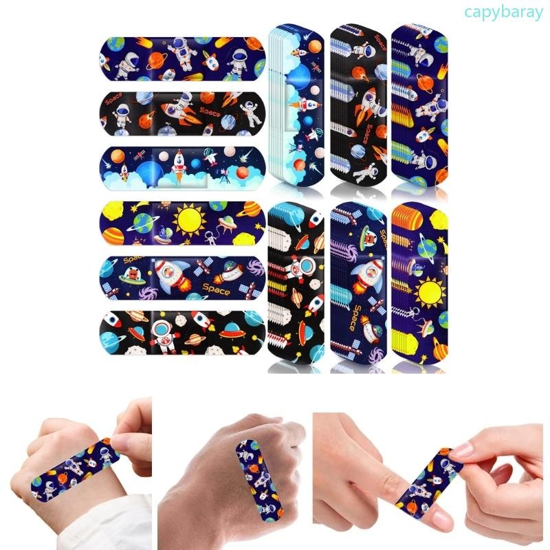 Cpy 50 ชิ้นการ์ตูนปูนปลาสเตอร์กันน้ําสบาย Breathable Woundplasts สะดวกสําหรับเด็ก Keep Wounds Protecte