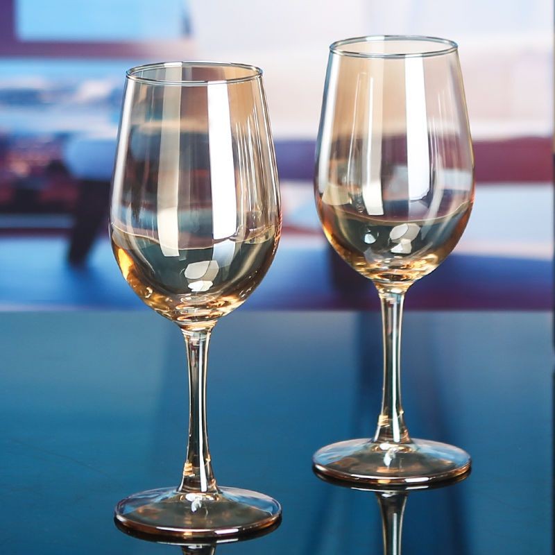 玻璃红杯高档水晶杯无铅红杯子一对装葡萄杯套装高脚杯Glass red cup, high-end crystal cup, lead-free red cup, one aancc7405dys.my20241122