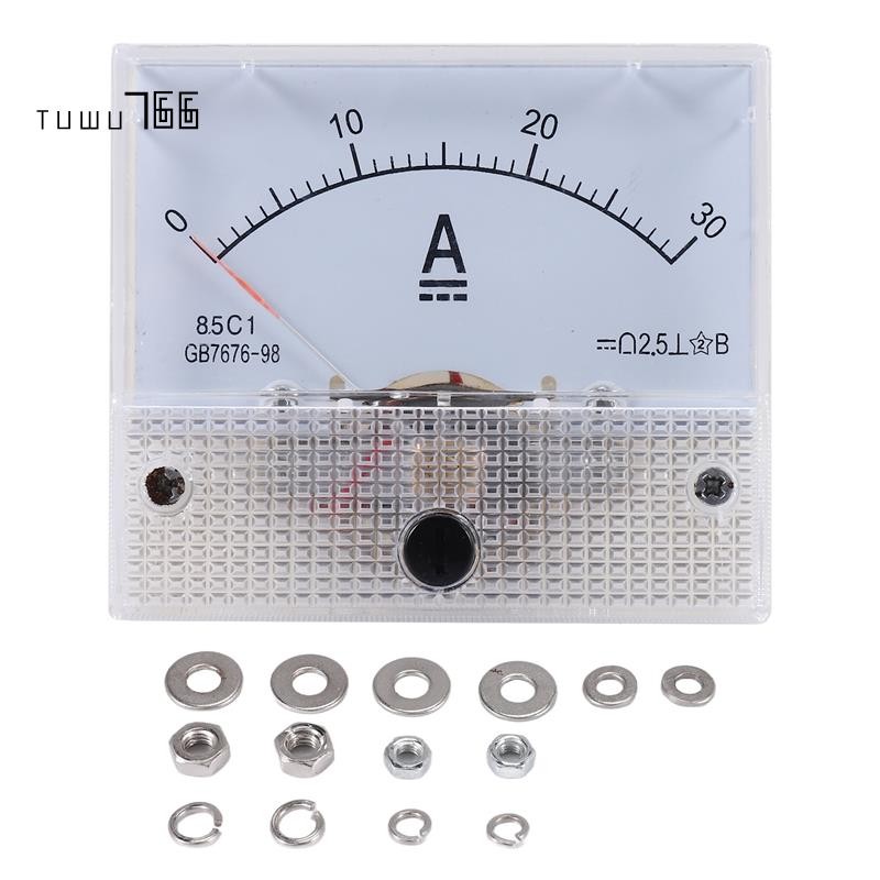 85c1-a Dc Analog Ampere Meter แผงเครื่องวัด 30A Amp Gauge Current Mechanical Ammeters