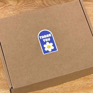 สติ๊กเกอร์กระดาษ ลายwiggle wiggle บนพื้นสีน้ำเงินขนาด 3x5 cm.