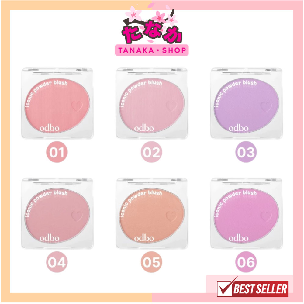 แท้/ถูกที่สุด/ไลฟ์ทุกวัน (1ชิ้น) OD1325 โอดีบีโอ ไอโคนิค พาวเดอร์ บลัช