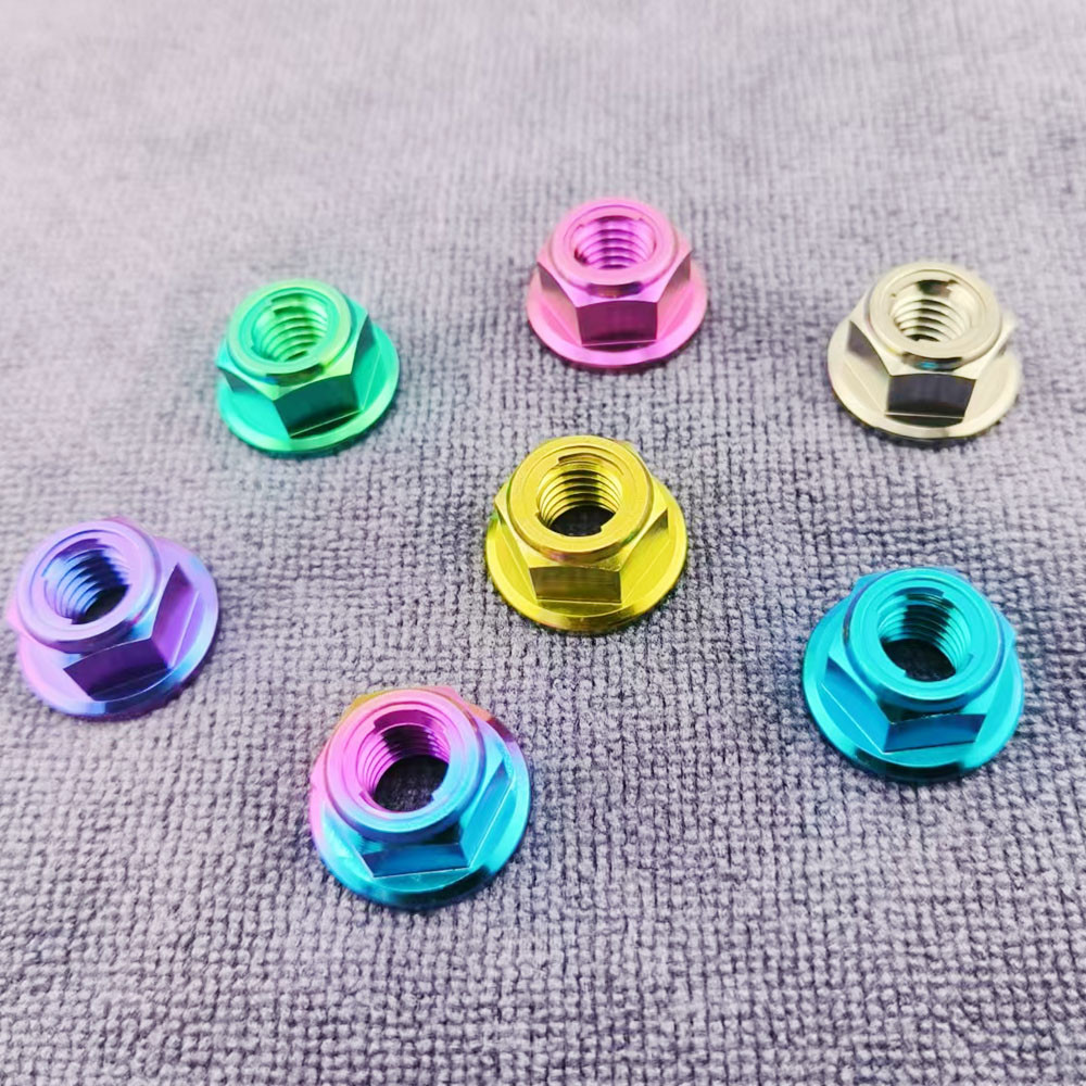 Gr5 รถจักรยานยนต์ไทเทเนียมล็อคอ่อนนุช M5 M6 M8 M10 TC4 GR5 Ti Fastener สําหรับมอเตอร์จักรยานรถ