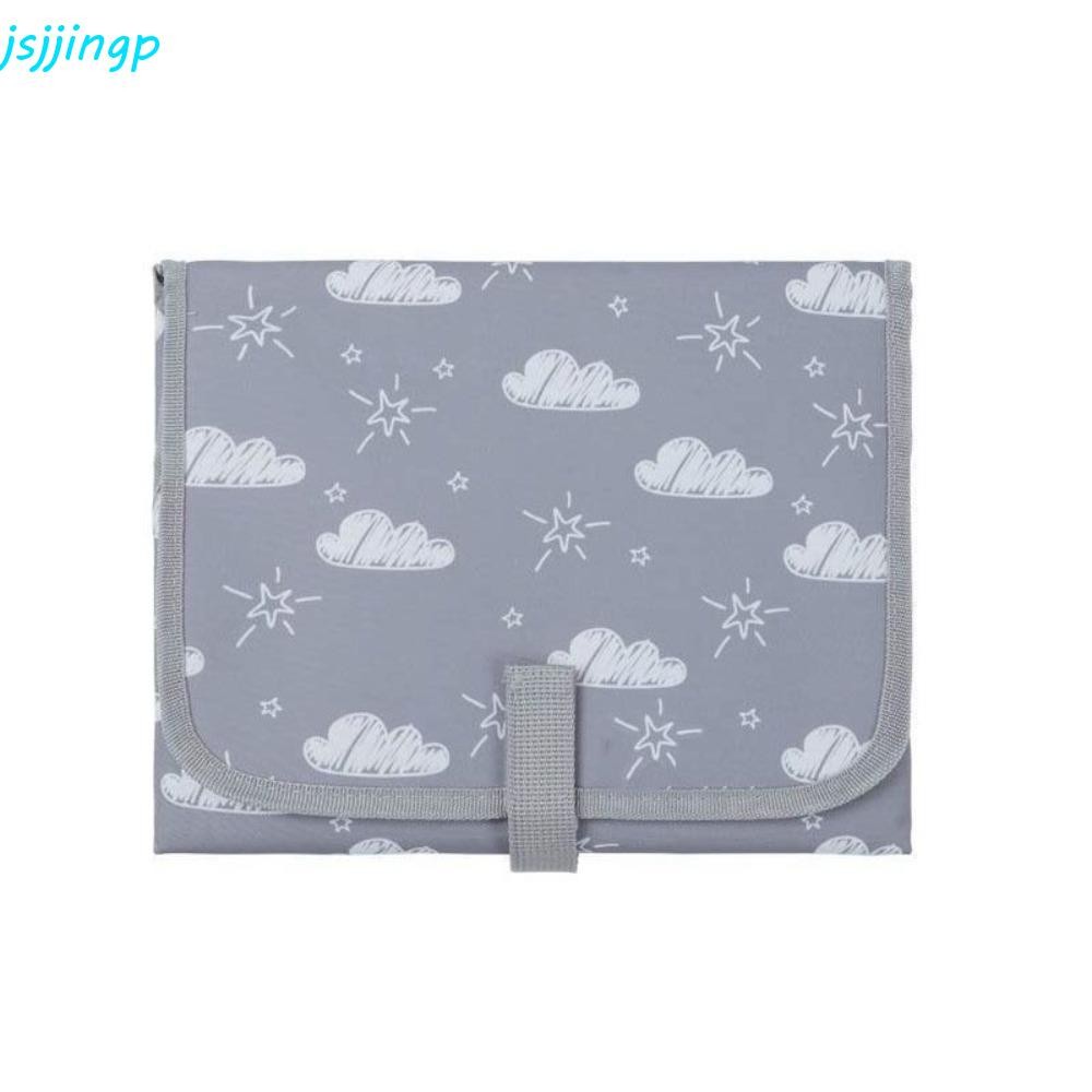 Jsjjingp แผ่นรองเปลี่ยนผ้าอ้อมเด็กแรกเกิด พับได้ พกพาสะดวก สําหรับเดินทาง พร้อมผ้าเปลี่ยนด่วนและเบาะนุ่มสบาย