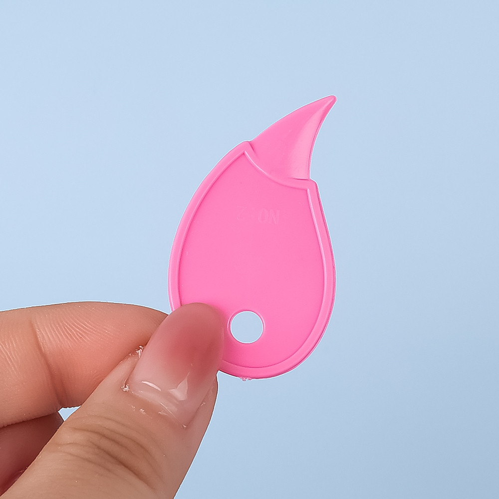 [3-5 วันมาถึง] เครื่องมือเปิดบรรจุภัณฑ์5ชิ้นพร้อมใบมีดนิรภัยออกแบบพลาสติกหนา4.5ซมพวงกุญแจมีดยูทิลิตี้สําหรับกล่อง/พัสดุ,หลุมแขวนง่ายและด่วน-แกะกล่องอุปก - รูปที่ 3