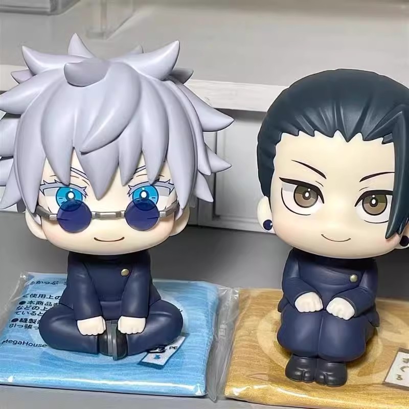 อะนิเมะ Kawaii Fushiguro Lookup Ryomen Sukuna ของเล่น Gojo Jujutsu Kaisen Mini Figures Eto Suguru นั่งรูป PVC คอลเลกชันตุ๊กตา - รูปที่ 5