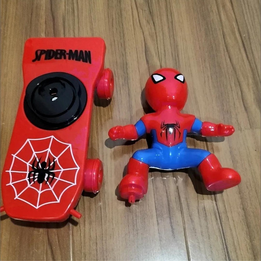 Tiktok Influencer สไตล์เดียวกัน Spiderman Stunt Scooter ของเล่นเด็กไฟฟ้าไม่สามารถสวมรถของเล่นไฟฟ้า20