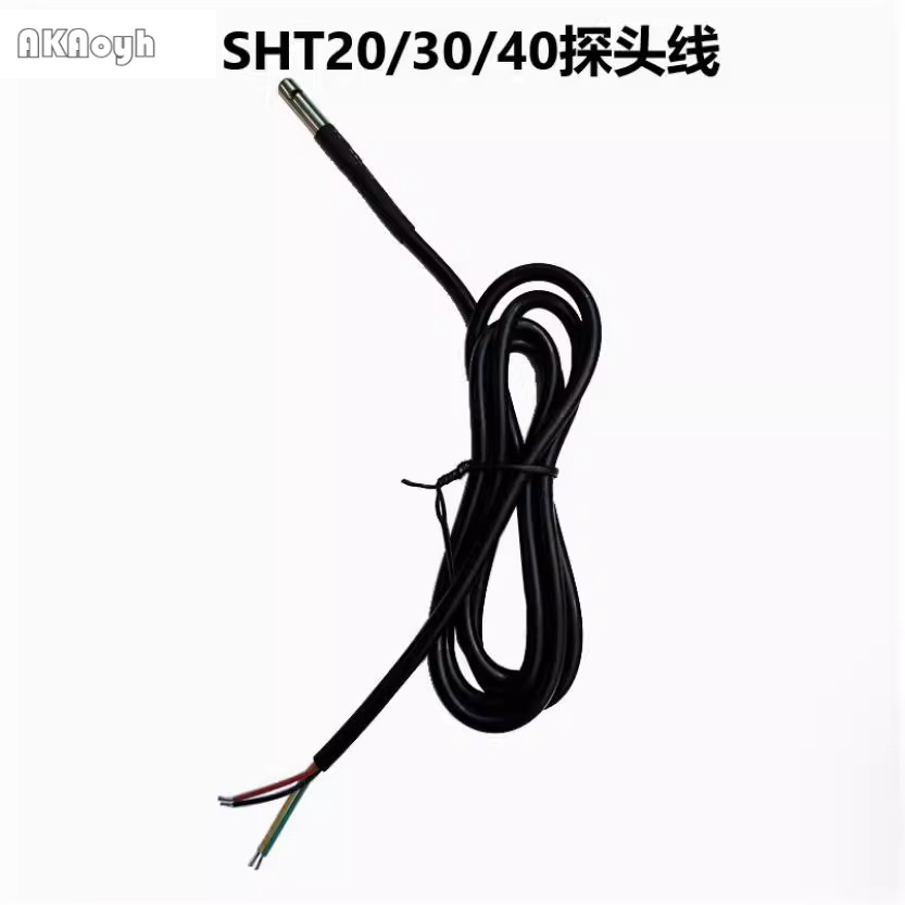 Sht20 SHT30 SHT40 อุณหภูมิความชื้นเซ็นเซอร์กันน้ําสแตนเลส IIC โมดูลดิจิตอล I2C Probe