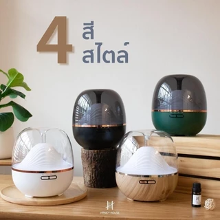 🔥FREE น้ำมันหอมระเหย🔥 Mountain Aroma Diffuser เครื่องพ่นอโรม่า 600ml พ่นไอน้ำ น้ำมันหอมระเหย Ultrasonic ARO_M