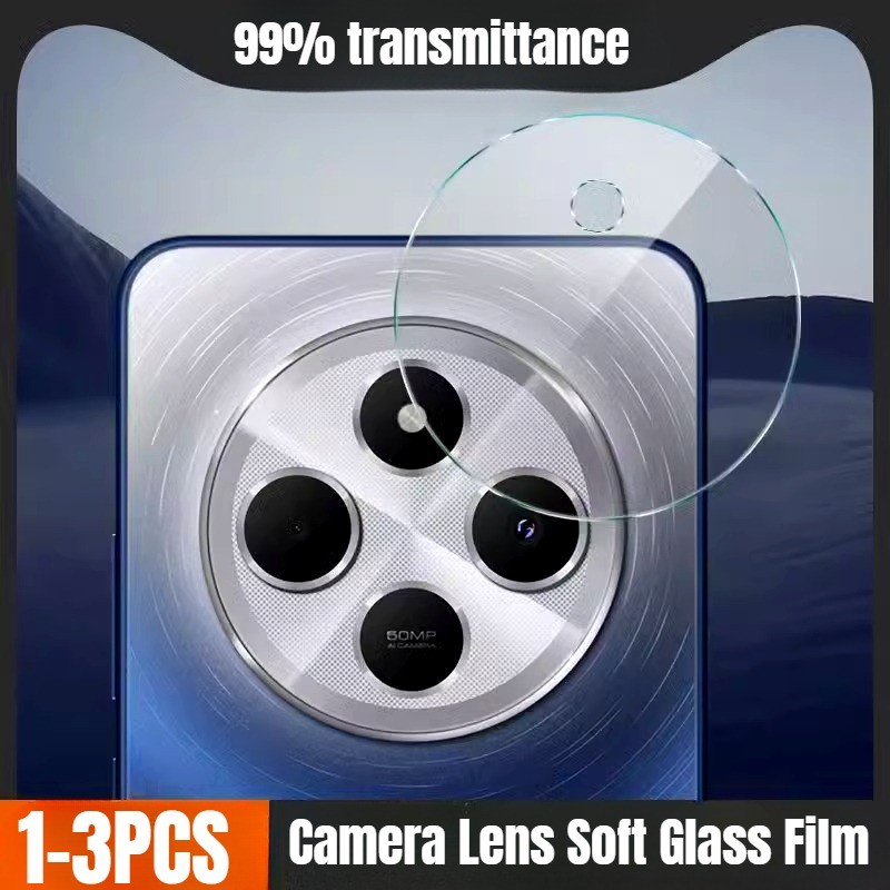 1-3PCS กล้องกลางแจ้งฟิล์ม Anti-Glare กันฝุ่นกระจกอ่อนเลนส์สําหรับ Realme X7 X50 X50m X3 X2 XT X Pro 