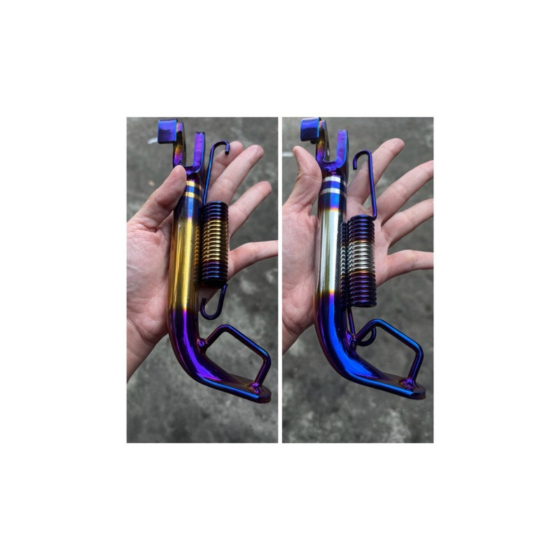 สินค้าขายดีขาตั้งข้าง พร้อมสปริง  XMAX 300 แบบโหลด  ยาว 17.5 ซม. สีดำ สีชุบ ทองไทเท เงินไทเทสินค้าจัดส่งจริง - รูปที่ 7