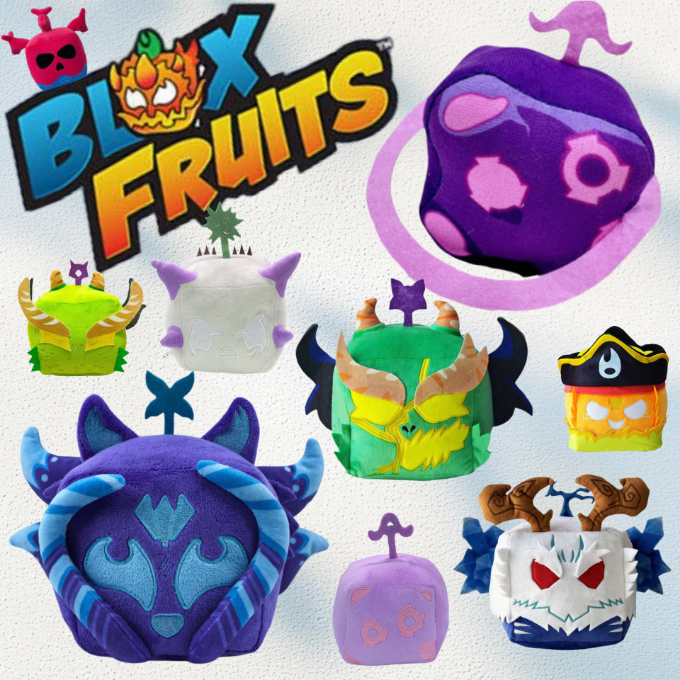 พลัส✨ตุ๊กตาบลูซ์ฟรุตส์✨Blox ผลไม้ของเล่นตุ๊กตา Bloxfruits Plushie Stuff ของเล่นหมอนสนุกกล่อง Plush Robloxs ตุ๊กตาของเล่นสําหรับเด็กของขวัญวันเกิดเด็ก,ของขวัญวันหยุด,ของขวัญแลก
