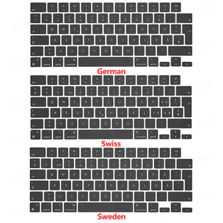 ใหม่คีย์บอร์ดคีย์ Keycap สําหรับ Macbook Pro Air 14 "16" A2442 A2485 A2779 A2780 A2918 A2991 A2992 A2681 A2941 คีย์เปลี่ยน