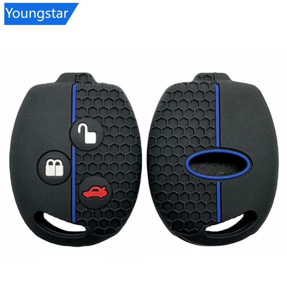 FFY ซิลิโคนกรณีปกป้อง Fob อุปกรณ์เสริมสําหรับ Ford Fiesta Mk7 Mk5 Mk6 Mondeo Focus 2 Mk2 Transit Ka Fusion C-MAX S-MAX