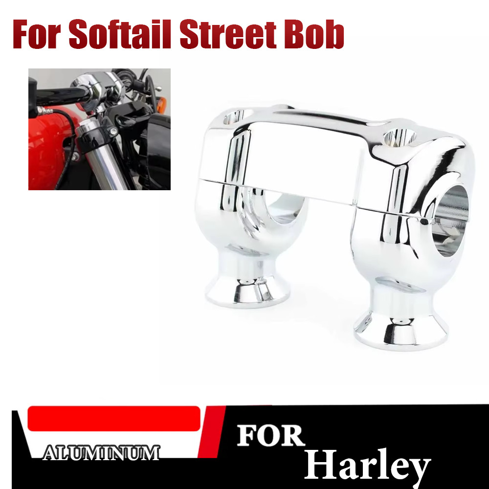 1.25 "รถจักรยานยนต์Handlebar Clamp Handle BarสําหรับHarley Softail Street Bob 114 Breakout FXDR 114 