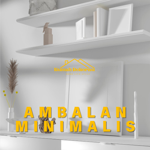 1 แพ็คเกจ CONTAINS 4 ชิ้น / WALL DECORATIVE SHELF / WALL BRACKET / MULTIPURPOSE MINIMALIST / SIZE L4