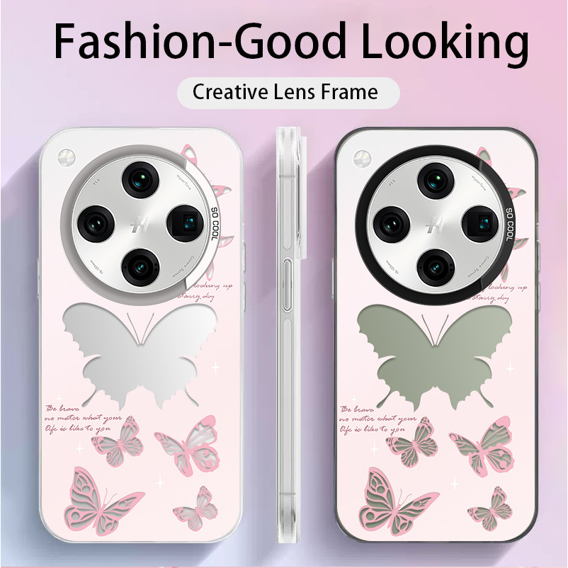 สําหรับ Oppo Find X8& Oppo Find X8 5G , ผีเสื้อสวย, เคสโทรศัพท์ IMD ป้องกันการตกแบบด้านคุณภาพสูง