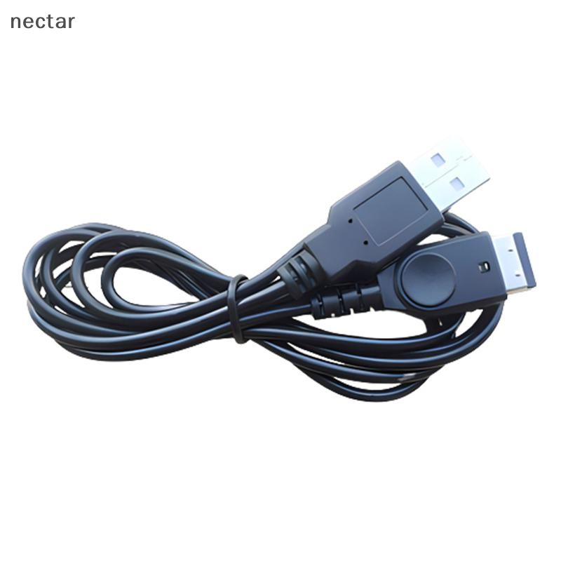 TAR 1PC สีดํา USB ชาร์จ Advance Line สายไฟสายชาร์จสําหรับ/SP/GBA/GameBoy/Nintendo/DS N