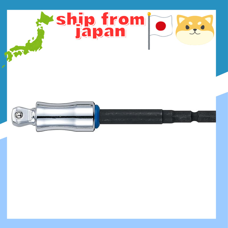 VESSEL Swivel Mirror Socket Adapter (Long) - 12.7 mm & 9.5 mm Drive Sizes
