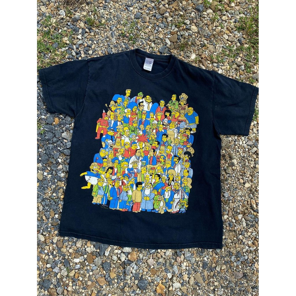 ผ้าฝ้าย< The Simpsons > เสื้อยืดแบรนด์ร่วมอนิเมะ: ในหลาย < The Simpsons > การนําเสนอรูปแบบองค์ประกอบ