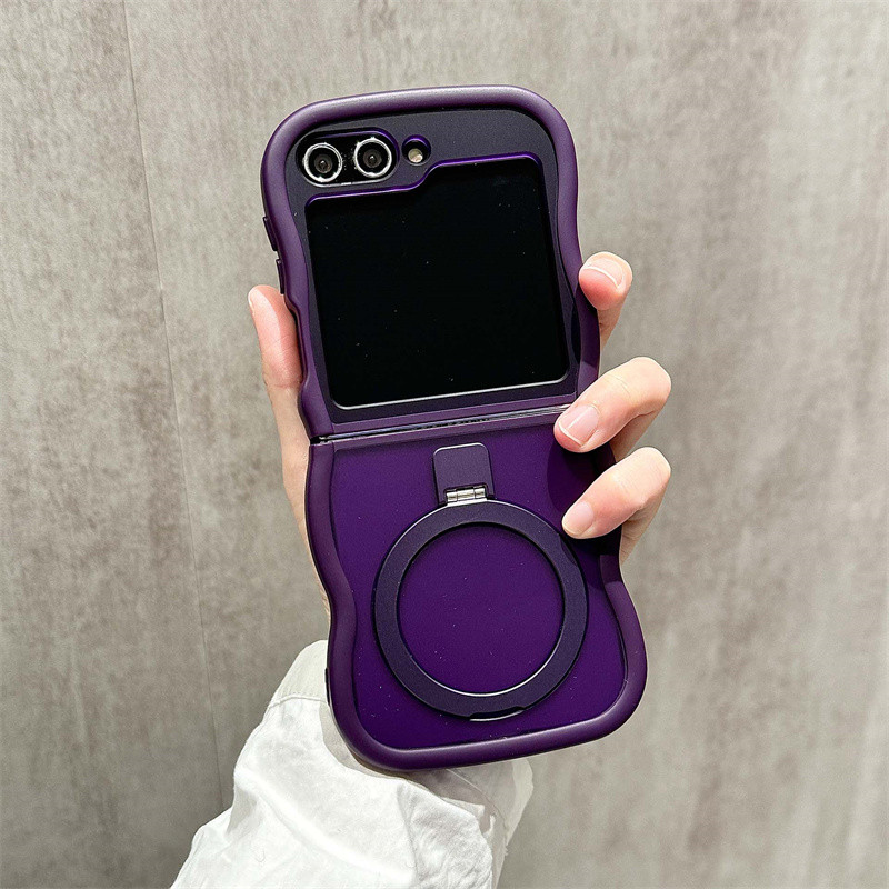 แหวนแม่เหล็กขาตั้ง Wave กรอบ Matte สําหรับ Samsung Galaxy รูปที่ 8