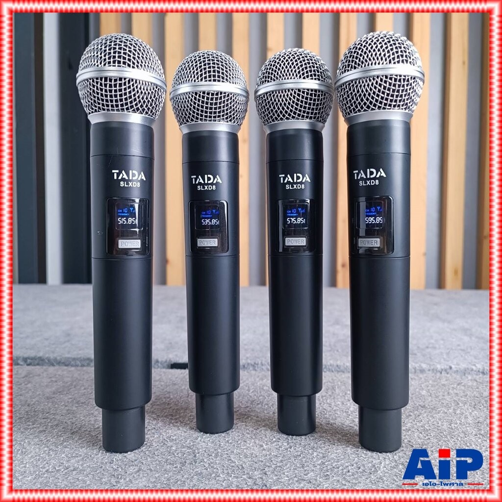 TADA SLXD8 ไมค์ลอย 4ด้าม ไมค์ลอยคู่ ไมค์ลอยไร้สายเสียงดี ไมค์ลอย ไมค์คาราโอเกะ WIRELESS MICROPHONE ta da SLXD-8 ธาดา … ราคา ถูกที่สุด ดีลบีเคเค แกลเลอรีภาพที่ 6