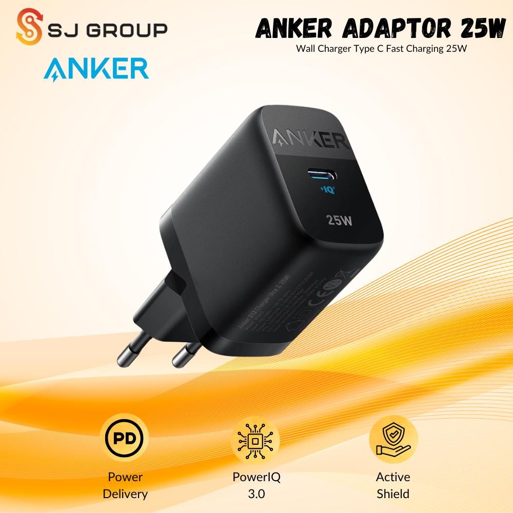 อะแดปเตอร์ ANKER 25W Type C Port Wall Charger 312 เครื่องชาร์จ A2642