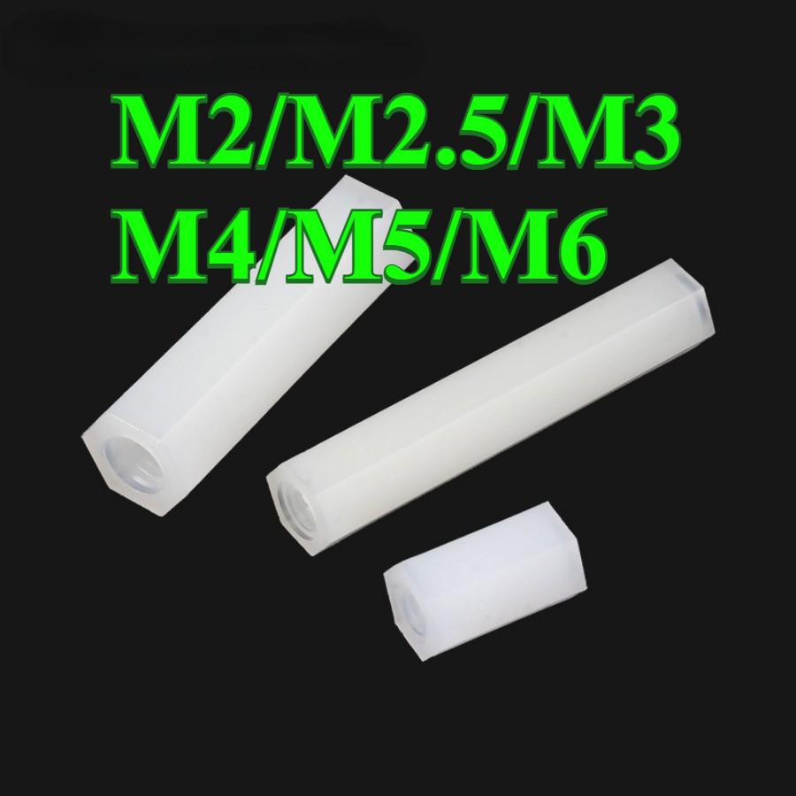 คอลัมน์ไนลอน Dual-Way สีขาว/คอลัมน์การแก้ปัญหา M2/M2.5/M3/M4/M5/M6 (PW-ZT-TH)