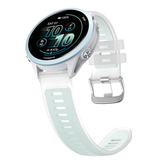 สายซิลิโคนเจลใส สำหรับ Garmin Forerunner 570 42mm 47mm 165 55 158 265 255 265s 255s 645 245 Music