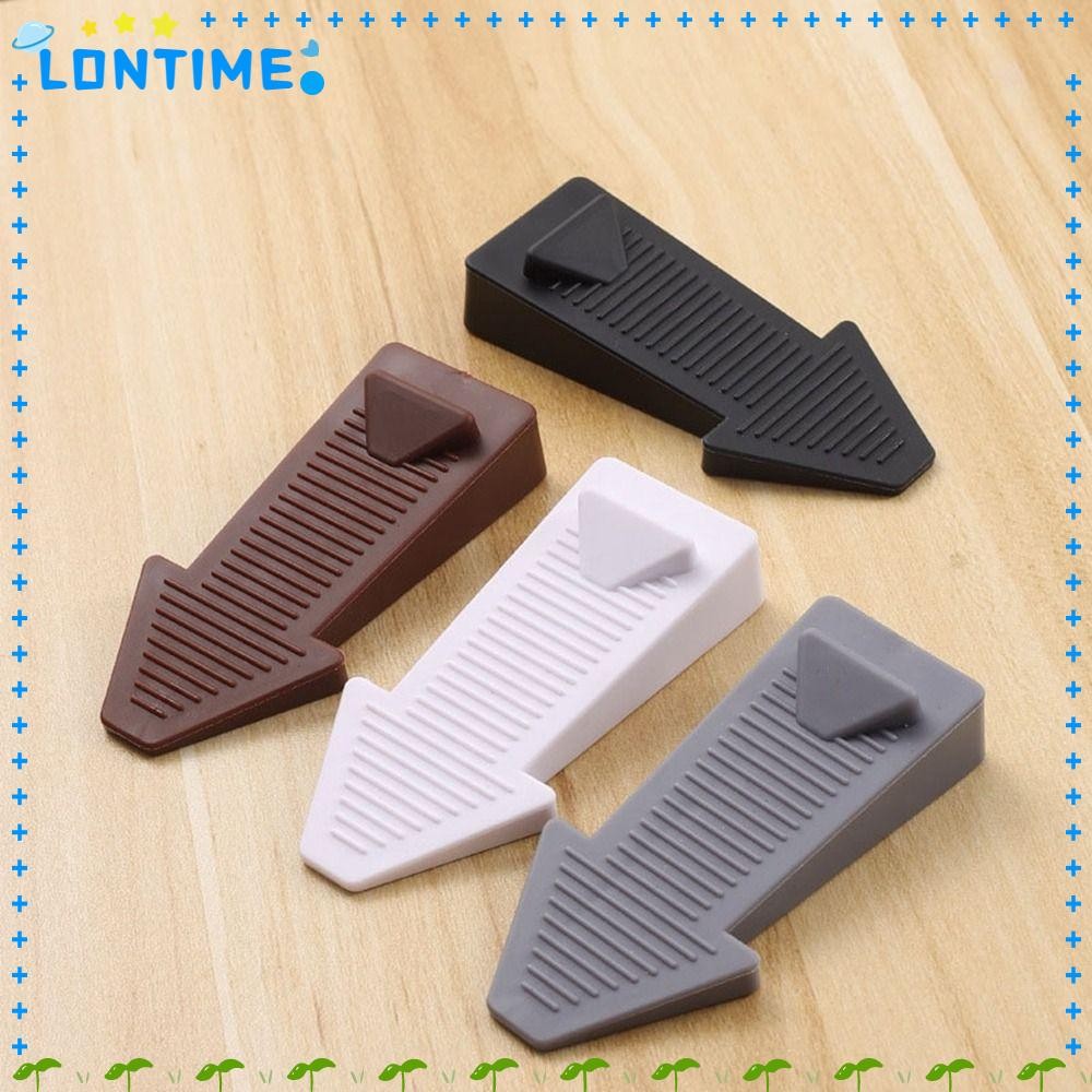 Lontime ที่ยึดพื้น, ตัวป้องกันผนัง, ที่กั้นประตูป้องกันการชนกัน, ซิลิโคนกันลื่นแบบตายตัว Doorstop บ้าน