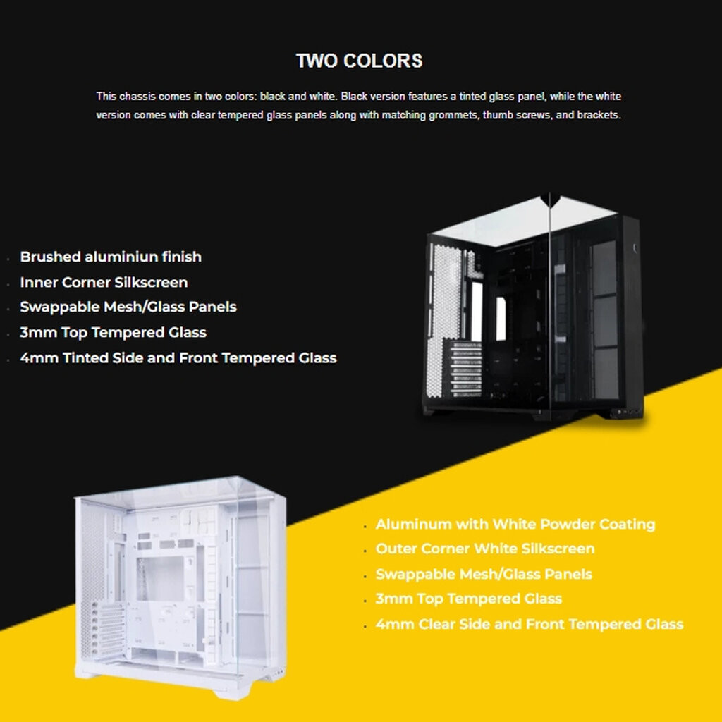 LIAN LI O11 VISION Compact Black (O11VPX) Dual Mode Mid-Tower ATX Case ราคา ถูกที่สุด ดีลบีเคเค แกลเลอรีภาพที่ 5