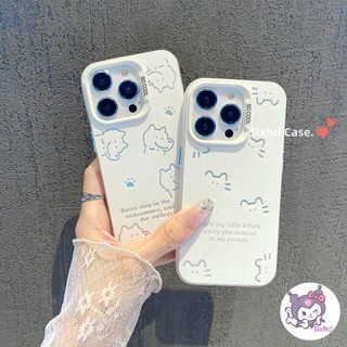 เข้ากันได้กับ IPhone 16 11 15 13 14 12 Pro Max Matte Frosted Hard Shell 7Plus 8Plus X XR Xs Max กันกระแทก Aesthetic Art ภาพประกอบกรณีกันชนฝาครอบโทรศัพท์