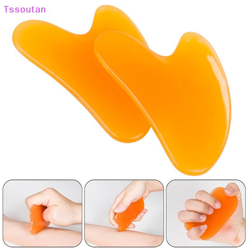 [TSST] Gua Sha เครื่องมือนวดขูด เครื่องนวดตัว กัวซา มีดโกนฝังเข็มสําหรับร่างกาย TAN