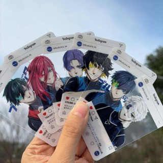 6 ชิ้น/ล็อตสีฟ้าล็อค Pvc โปร่งใสการ์ด Photo Props Diy การ์ดอ…