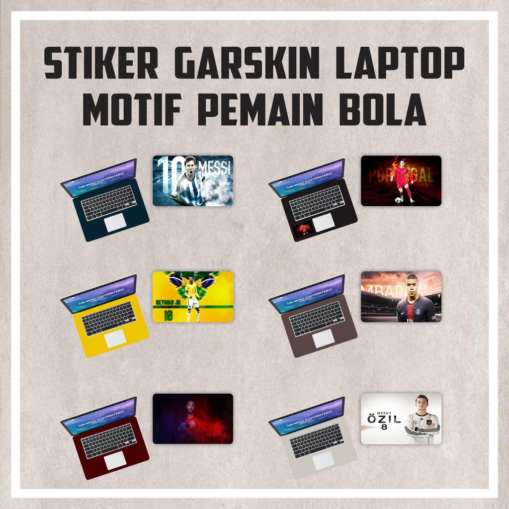 GARSKIN Laptop Accessories Laptop NoteBook Football Player