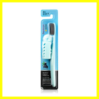 Denticon Toothbrush Wangta Mini Black Charcoal 1pc เดนติคอน แปรงสีฟัน.