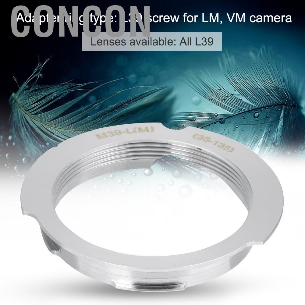 Concon L(M39)-LM 35-135มม.อะแดปเตอร์สำหรับLeica M39 LSM LTMเลนส์VM ZM Techart LM-EA7