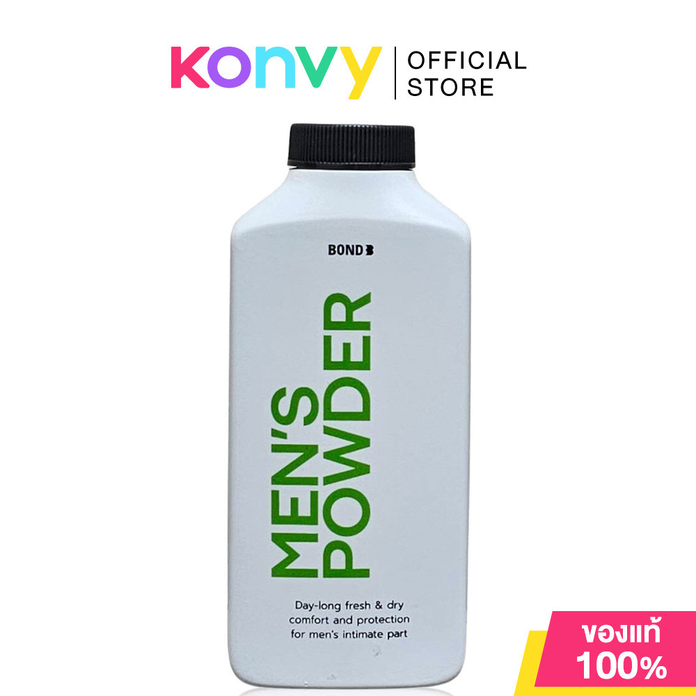 BOND Mens Powder 100g บอนด์ แป้งฝุ่นโรยตัวสำหรับผู้ชาย.