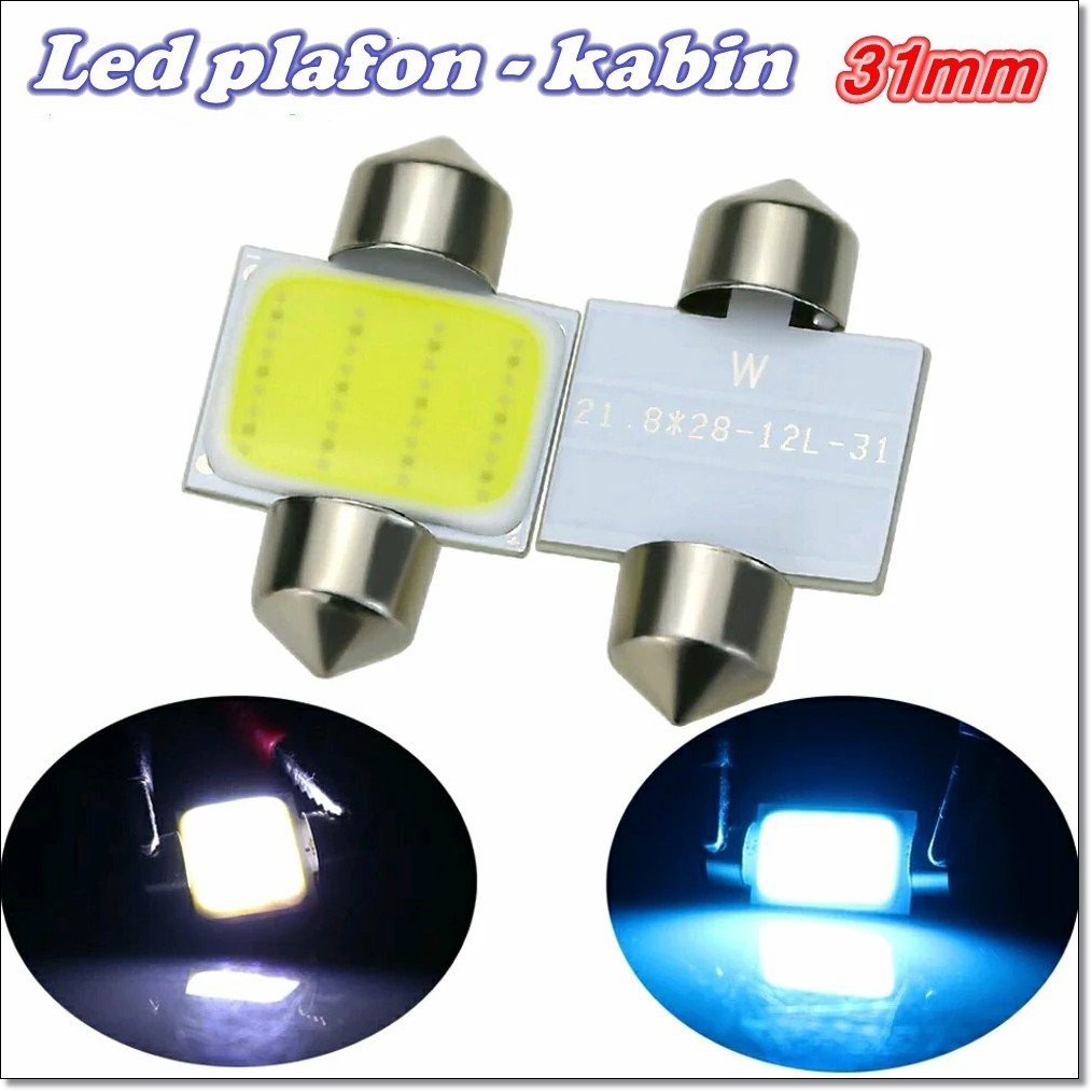 Led CEILING CABIN 31MM 39MM 41 MM12V - LED FESTOON COB 12VOLT toko.murce