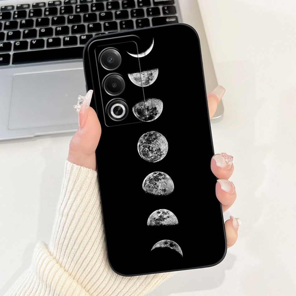 Oppo A3 Pro CPH2639 Cool Moon Milk Ripple รูปแบบเคสโทรศัพท์ Oppo A3Pro 5G เลนส์ป้องกันกรณีซิลิโคนอ่อนนุ่ม