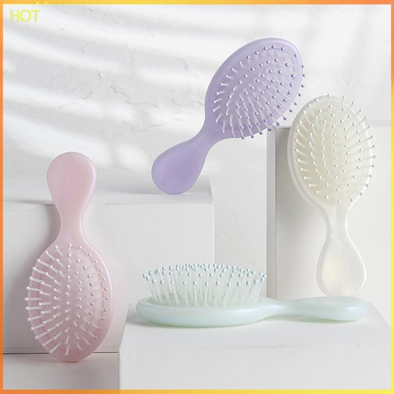 Technicolorsuper Mini Comb สุภาพสตรีแบบพกพาขนาดเล็กถุงลมนิรภัย Air Cushion หวีนวดสําหรับหญิงและชายขนาดเล็กและน่ารักเครื่องมือจัดแต่งทรงผม TSR