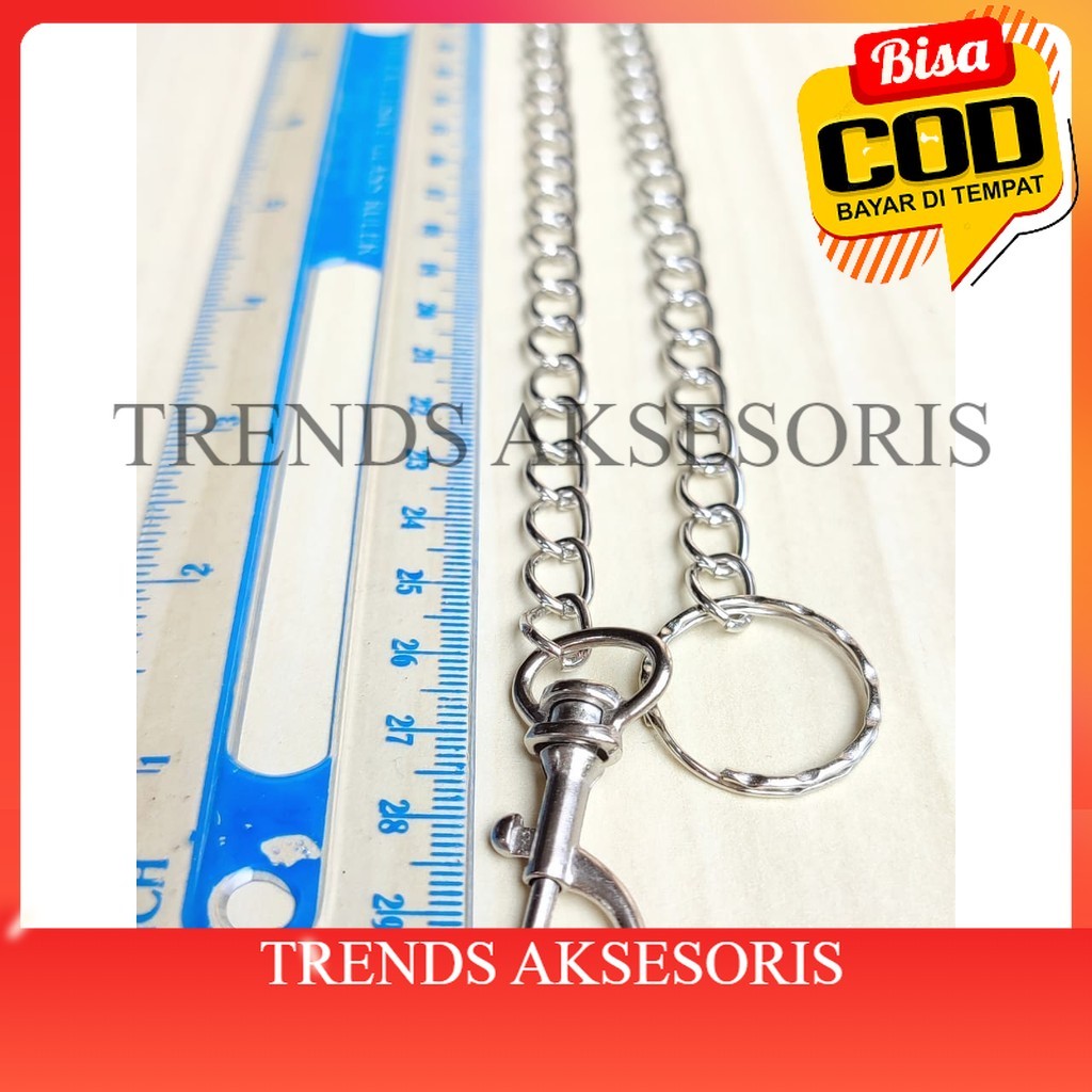 . Wallet Chain Medium Chain ยาว 55cm / Wallet Chain Medium Size Gaul Ranti Pants Wallet Chain.