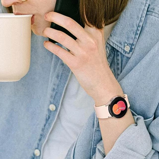 สายยางซิลิโคนกีฬา for Samsung Galaxy Watch FE Samsung Galaxy Watch 7 6 5 4 40มม 44มม 4 Classic 42มม 46มม Smartwatch 20มม